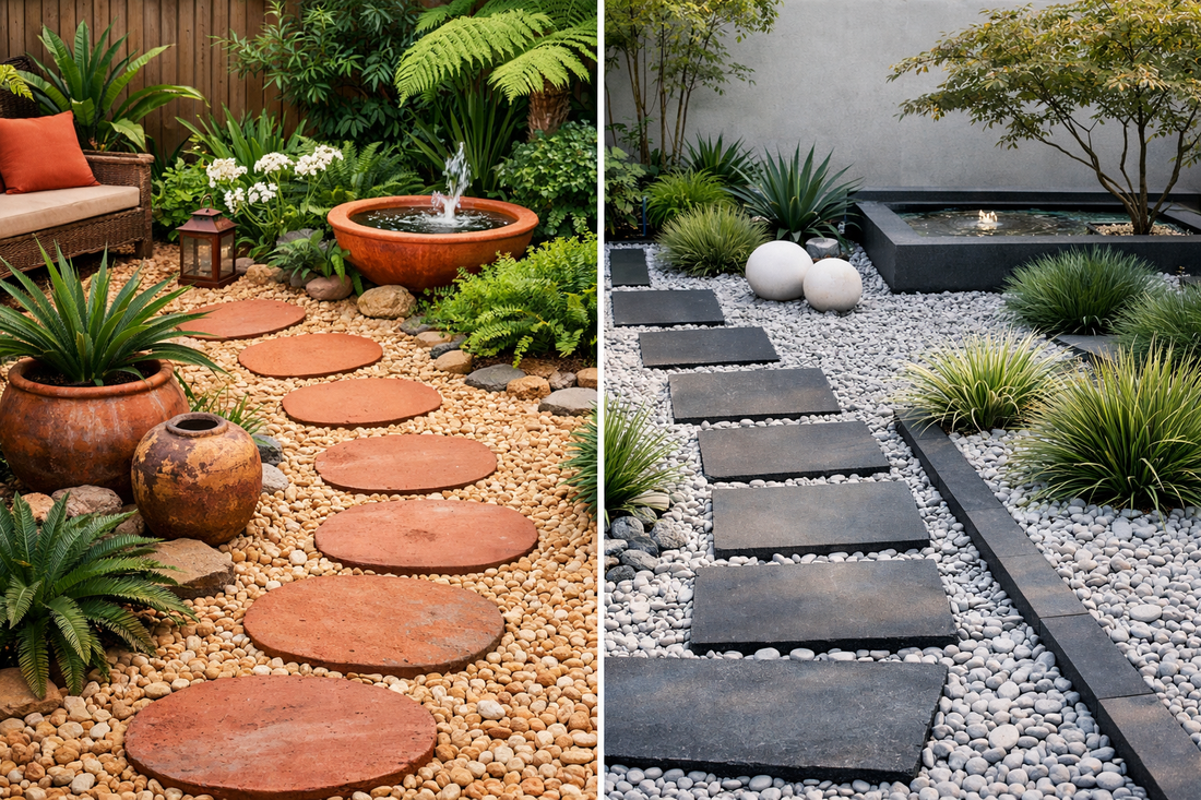 Pebble Colour Guide: How to Create Warm, Cool, or Modern Landscape “Temperature”