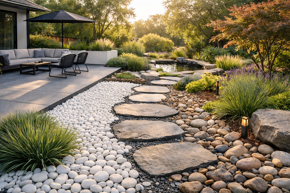Polished vs Natural Pebbles: Which Finish Works Best Outdoors for Style, Safety, and Durability?