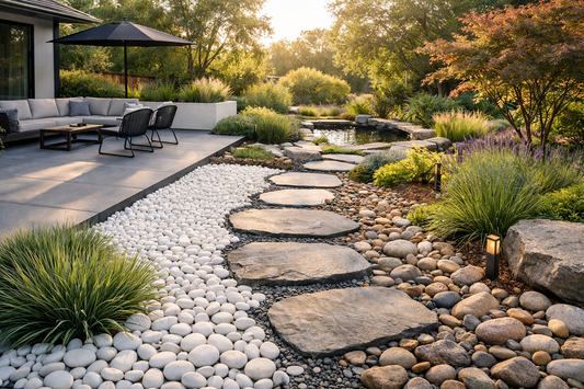 Polished vs Natural Pebbles: Which Finish Works Best Outdoors for Style, Safety, and Durability?