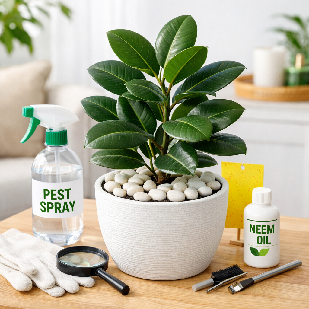 Preventing Pests: Can a Pebble Mulch Layer Keep Fungus Gnats Away from Houseplants?