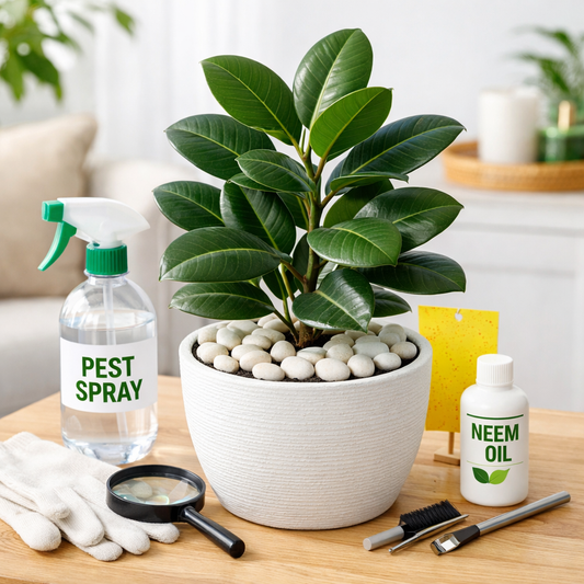 Preventing Pests: Can a Pebble Mulch Layer Keep Fungus Gnats Away from Houseplants?