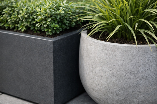 Rectangular Troughs vs Round Pots: Which Suits Modern Commercial Sites Best