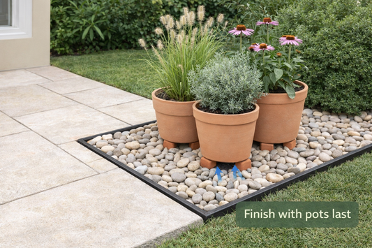 Landscape Project Checklist: Pots, Pebbles, Edging, Drainage—In the Right Order