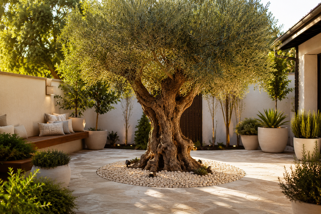 Feature Olive Trees: Why They're the Perfect Centerpiece for Large Gardens and Courtyards