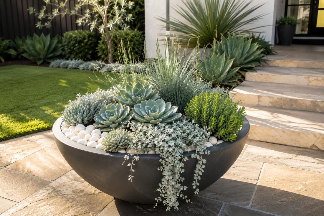 Best Plants for Low Bowl Fiberclay Planters: Create Stunning Low-Maintenance Garden Displays
