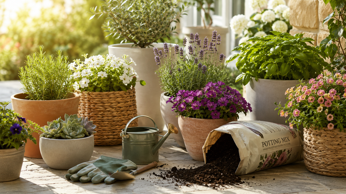 How to Choose the Right Garden Pots for Healthy, Beautiful Container Plants