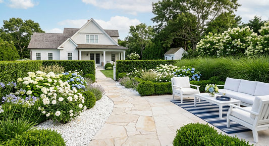 Coastal Calm: How to Use Snow White Pebbles for a Hamptons-Style Yard