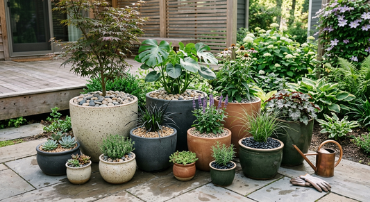 Project Planning: Coordinating Pot Sizes with Pebble Textures