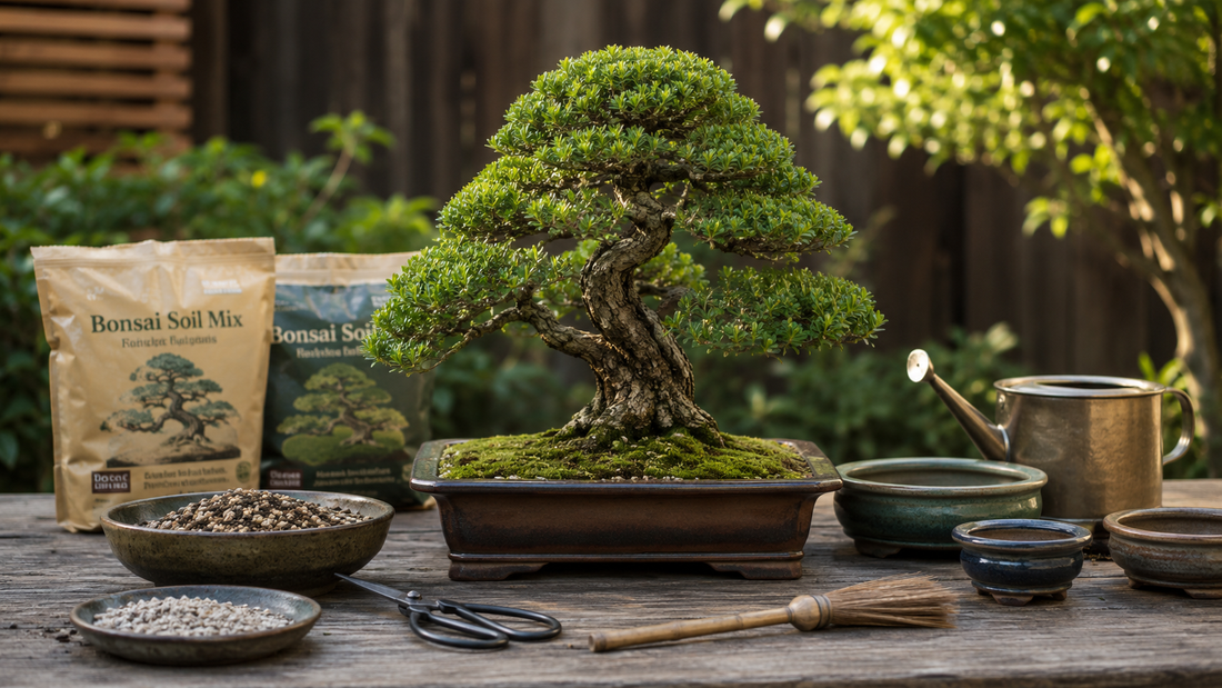 Bonsai Essentials: Choosing the Right Pot and Grit for Your Tree